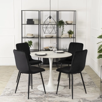 Stół MIU 90 cm Biały