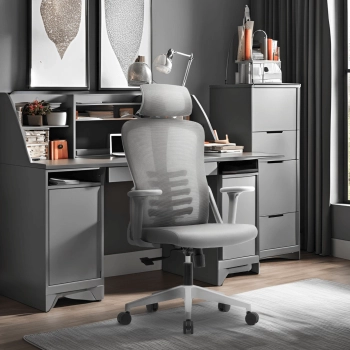 Fotel Obrotowy JULIET Szary