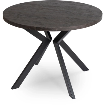 Stół rozkładany ALIBABA 90-190 cm Czarny