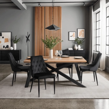 Stół rozkładany NOVA 160-200 cm Dąb złoty