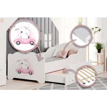 Łożko podwójne ANNA 160x80 Kot