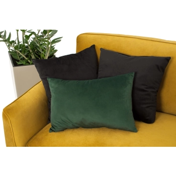 Poduszka dekoracyjna EMILIA 45x45 - czarna