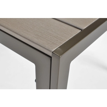 Stół ogrodowy aluminiowy MODENA 150 - Brązowy