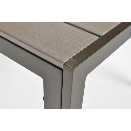 Stół ogrodowy aluminiowy MODENA 150 - Brązowy