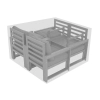 Pokrowiec na meble CORFU SET i BOX 150x150x82 cm
