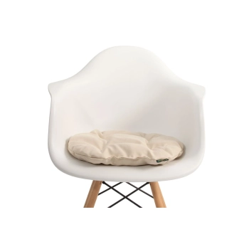 Poduszka na krzesło KAMILA 43 x 40 cm - kremowa