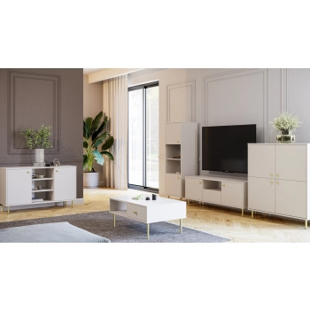 Słupek witryna do salonu Venus kaszmir 1