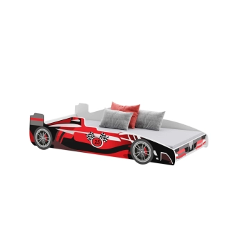 Łóżko dziecięce FORMUŁA red 160x80 cm