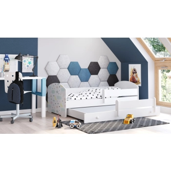 Łóżko podwójne LUK 160x80 Gwiazdki