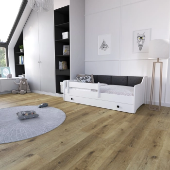 Łożko dziecięce ERYK z szufladą i barierką 160x80 panel czarny