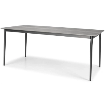 Stół ogrodowy aluminiowy BOSANO 180 - czarny