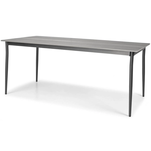 Stół ogrodowy aluminiowy BOSANO 180 - czarny