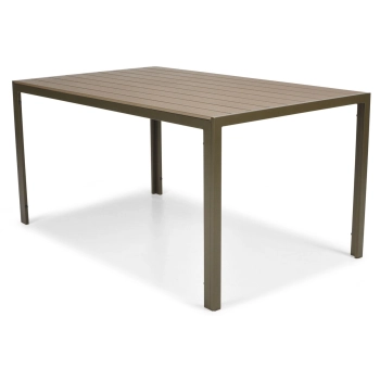 Stół ogrodowy aluminiowy MODENA 150 - Brązowy
