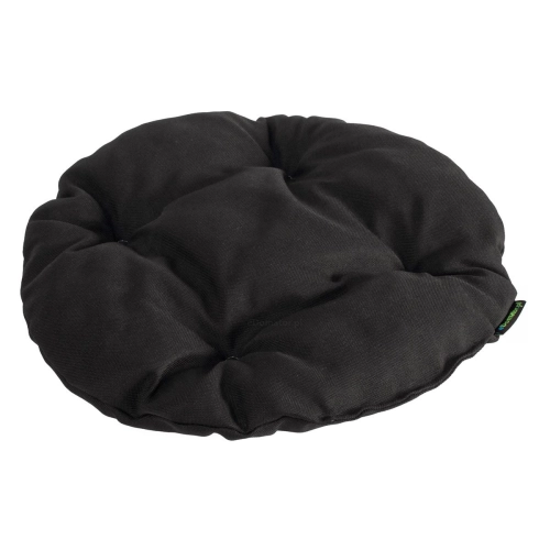 Poduszka okrągła na krzesło OFELIA 36 cm - czarna