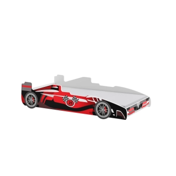 Łóżko dziecięce FORMUŁA red 160x80 cm