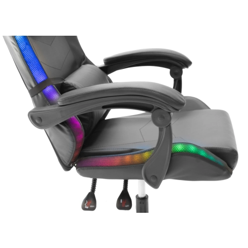 Fotel Gamingowy Grizzly RGB - Czarny