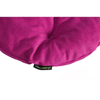 Poduszka okrągła na krzesło OFELIA 36 cm - fuksja
