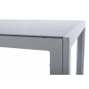 Stół ogrodowy aluminiowy WENECJA 150 x 90 cm - srebrny