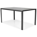 Stół ogrodowy aluminiowy PARMA 150 - czarny