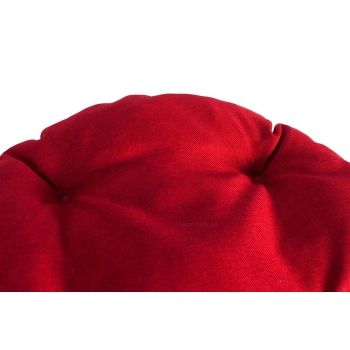 Poduszka okrągła na krzesło OFELIA 36 cm - czerwona