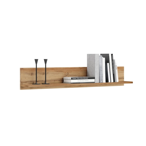 Półka  Shelf 100 cm dąb craft złoty
