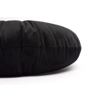 Okrągła poduszka OLIWIA 40 cm - czarna