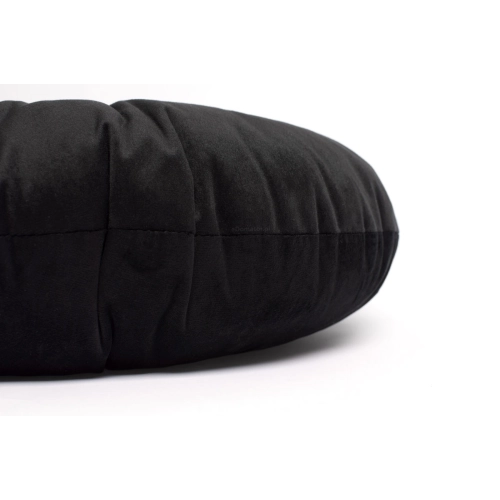Okrągła poduszka OLIWIA 40 cm - czarna