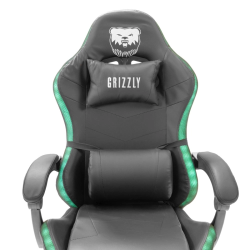 Fotel Gamingowy Grizzly RGB - Czarny