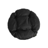 Poduszka okrągła na krzesło OFELIA 36 cm - czarna