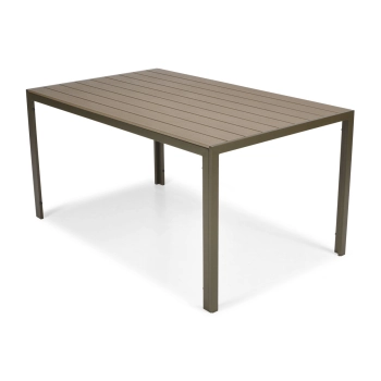 Stół ogrodowy aluminiowy MODENA 150 - Brązowy