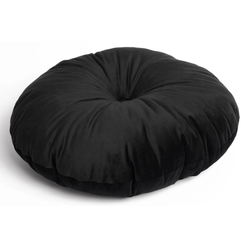 Okrągła poduszka OLIWIA 40 cm - czarna