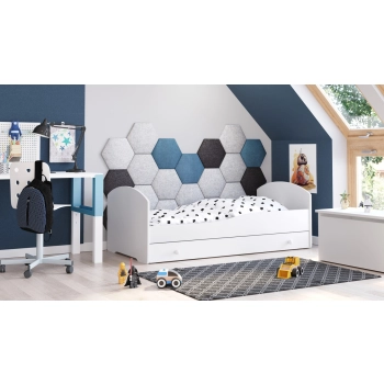 Łóżko pojedyncze Luk 160x80 z szufladą