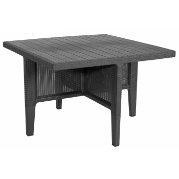 Meble ogrodowe COLUMBIA 5 zestaw 4-osobowy - grafitowy