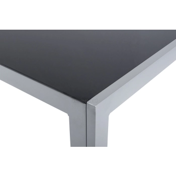 Stół ogrodowy aluminiowy WENECJA 150 x 90 cm - srebrny