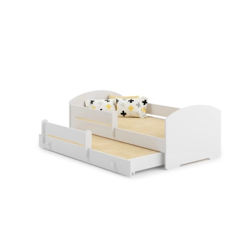 Łóżko podwójne LUK 160x80 białe