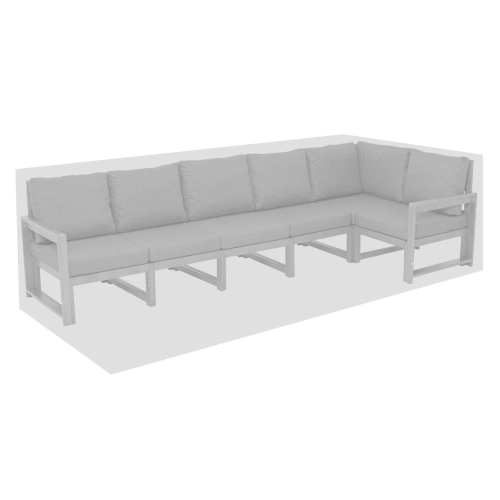 Ochronny pokrowiec na meble ogrodowe 315x140x82cm -zielony
