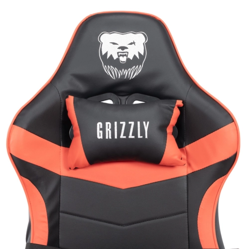 Fotel Gamingowy Grizzly RACE- Czerwony