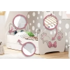 Łożko pojedyncze Pink Cat 160x80 z szufladą