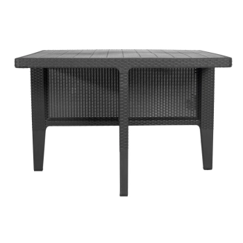 Meble ogrodowe COLUMBIA 5 zestaw 4-osobowy - grafitowy