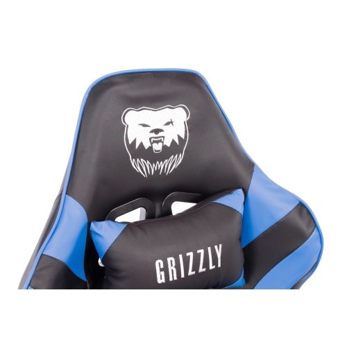 Fotel Gamingowy Grizzly FORCE - niebieski