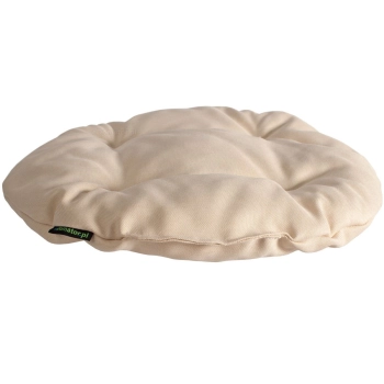 Poduszka okrągła na krzesło OFELIA 36 cm - kremowa