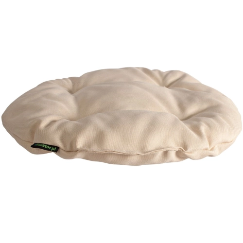 Poduszka okrągła na krzesło OFELIA 36 cm - kremowa