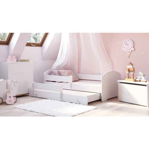 Łóżko podwójne LUK 160x80 białe