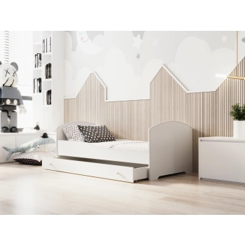 Łóżko pojedyncze Luk 160x80 z szufladą