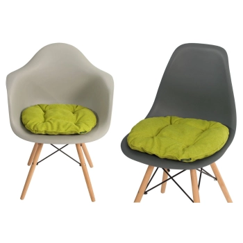 Poduszka na krzesło KAMILA 43 x 40 cm - limonka