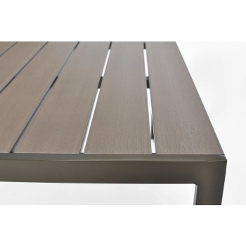 Stół ogrodowy aluminiowy MODENA 150 - Brązowy