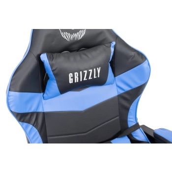 Fotel Gamingowy Grizzly RACE - Niebieski