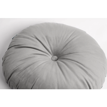 Okrągła poduszka OLIWIA 40 cm - szara