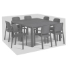 Ochronny pokrowiec na meble ogrodowe 230x180x80cm -zielony