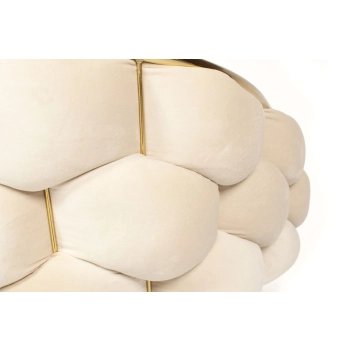Stylowe krzesło glamour BALLOON - beżowe